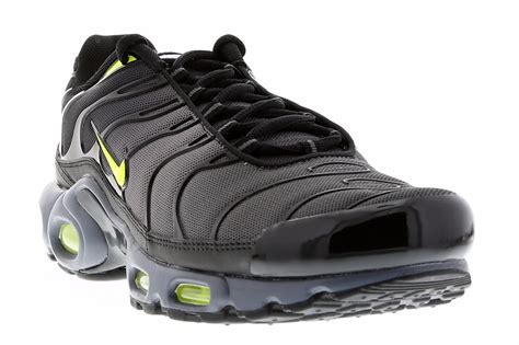 nike tuned 1 herren schuhe black-volt-dk grey-white|nike tuned tn trainers.